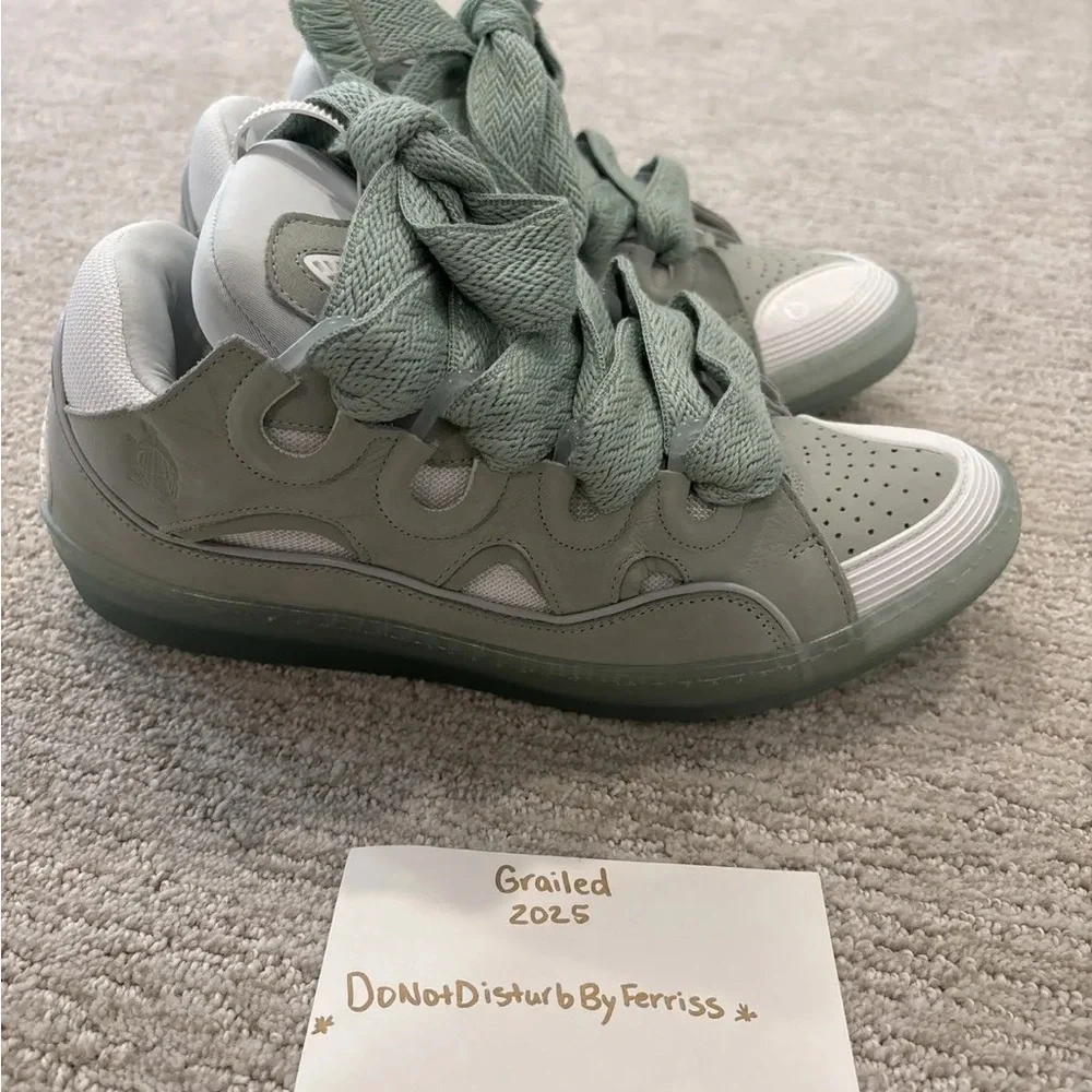 Lanvin Green Athletic Shoes - Picture 1 of 5